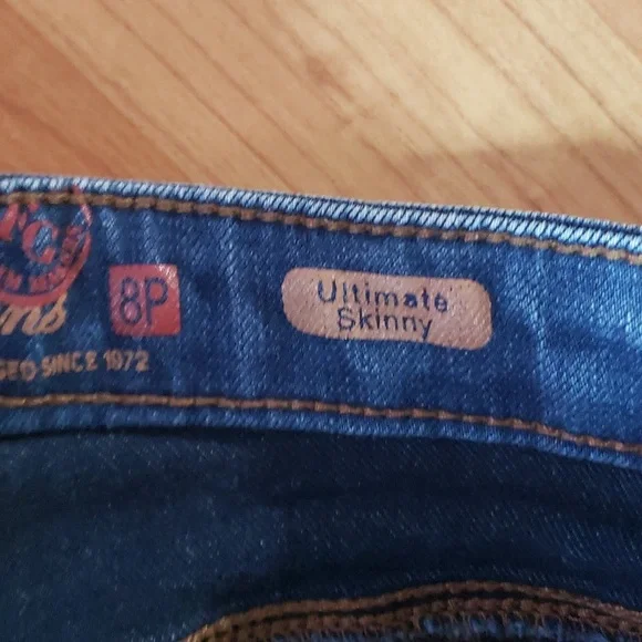 Faded Glory Ultimate Skinny Jeans 8 Petite - Picture 5 of 8